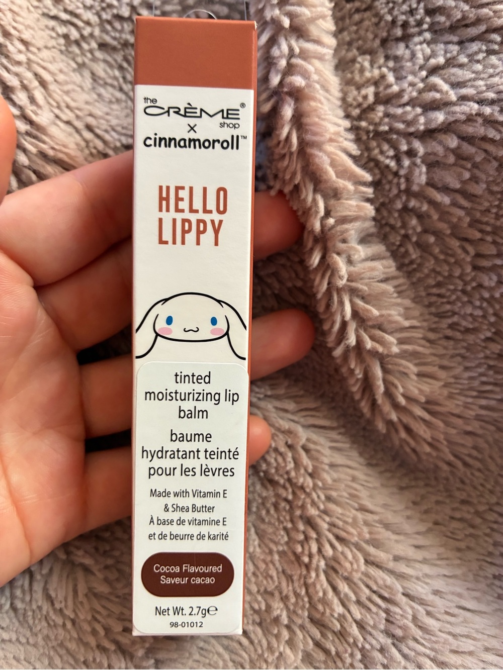 the CREME shop X cinnamoroll Lippy tinted moisturizing lip balm 2.7g